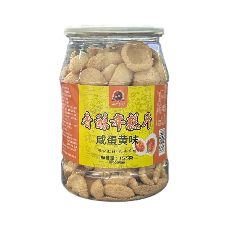 155g de fatias de biscoito de arroz crocante com sabor de gema de ovo salgada