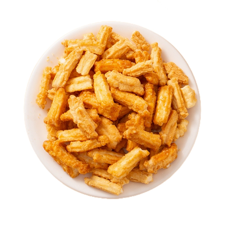 2,5 kg de tiras de biscoito de arroz com sabor de gema de ovo de mostarda